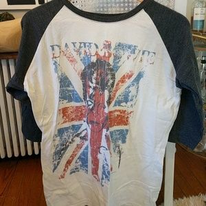 Aladdin Sane David Bowie Baseball Jersey